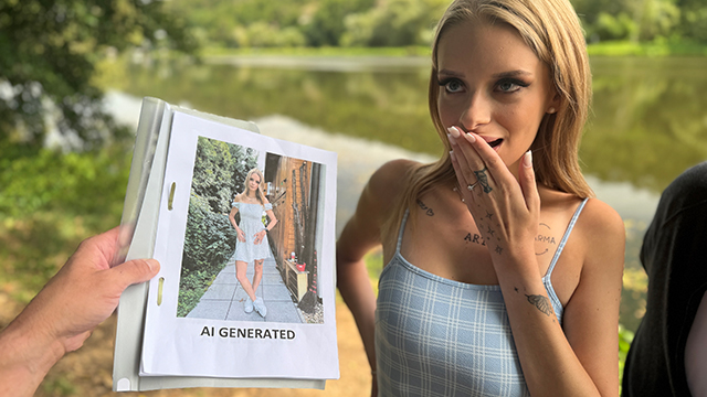 Real life Naomi Love is even more beautiful than AI generated one - Naomi Love and Nick Ross