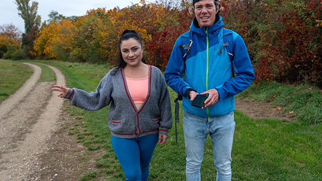 Busty RV Driver Jennifer Mendez Rescues Lost Hikers and Gets Rewarded